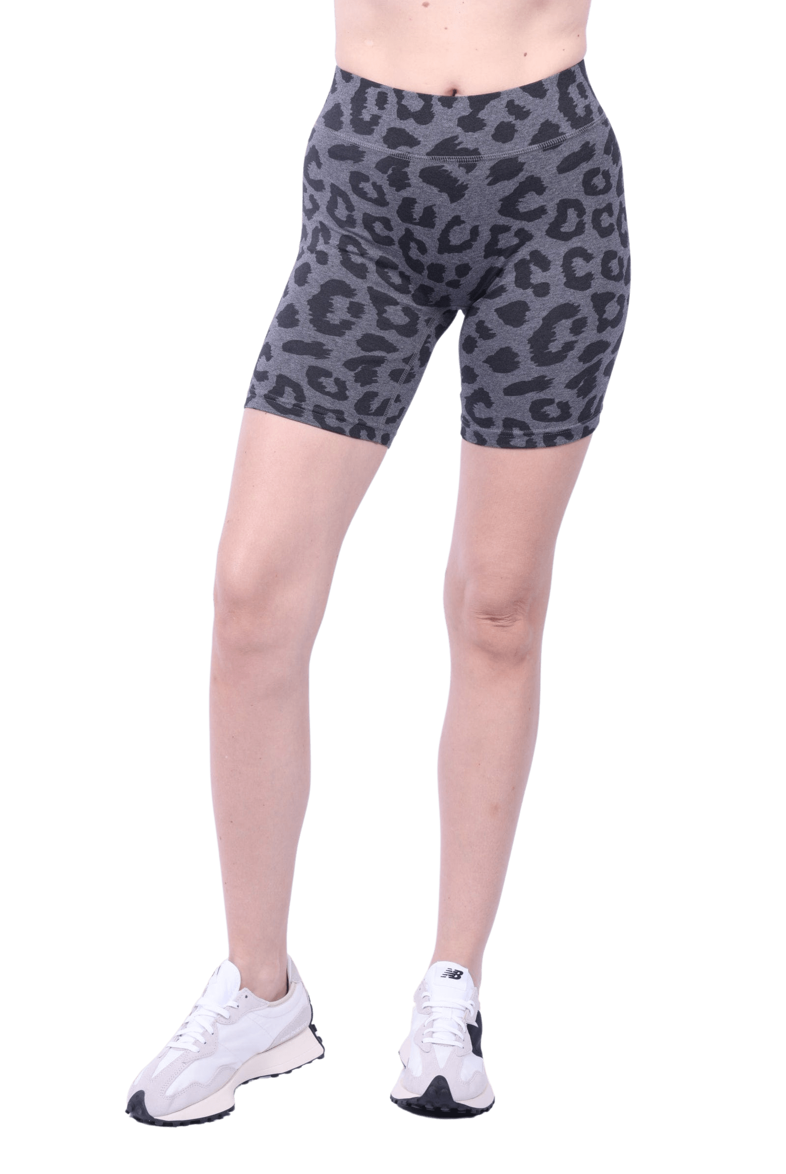 Lezat Bike Short Dark Heather Cheetah / XS Jolie Organic Cotton 7" Bike Short