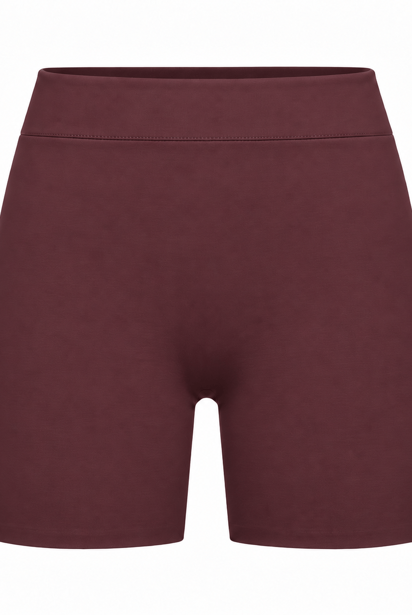 Lezat Bike Short Mahogany / XS Lyla Organic Cotton 4" Bike Short