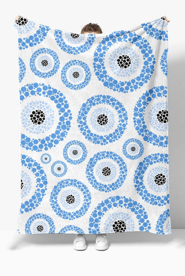 Lezat Blanket Cotton Gauze Throw Blanket - Evil Eye