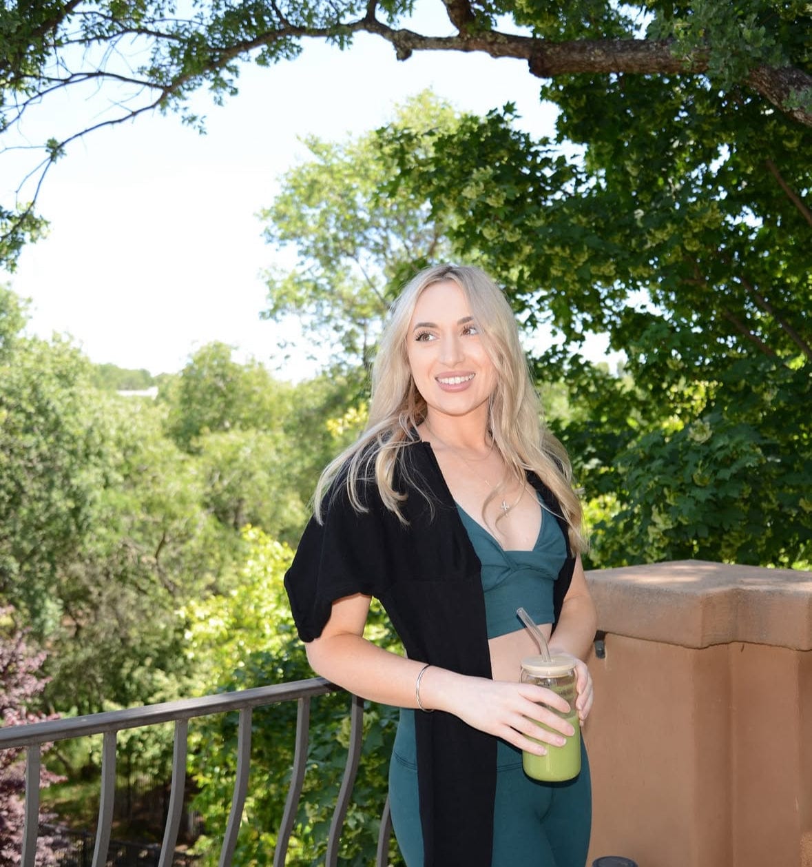 Lezat Bra Ada Organic Cotton Twist Around Sports Bra