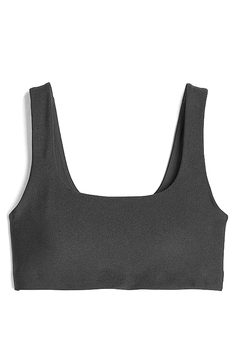Lezat Bra Dark Heather Gray / XS Klara Organic Cotton Twist Back Sport Bra