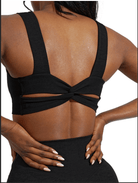Lezat Bra Klara Organic Cotton Twist Back Sport Bra