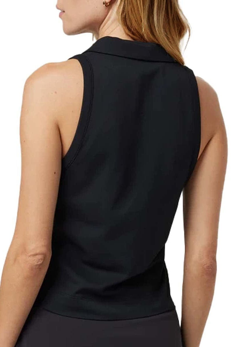 Lezat Bra Lexy Organic Cotton Polo Tank - Black