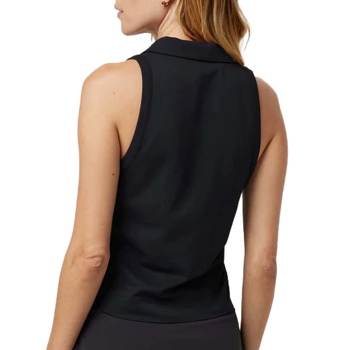 Lezat Bra Lexy Organic Cotton Polo Tank - Black