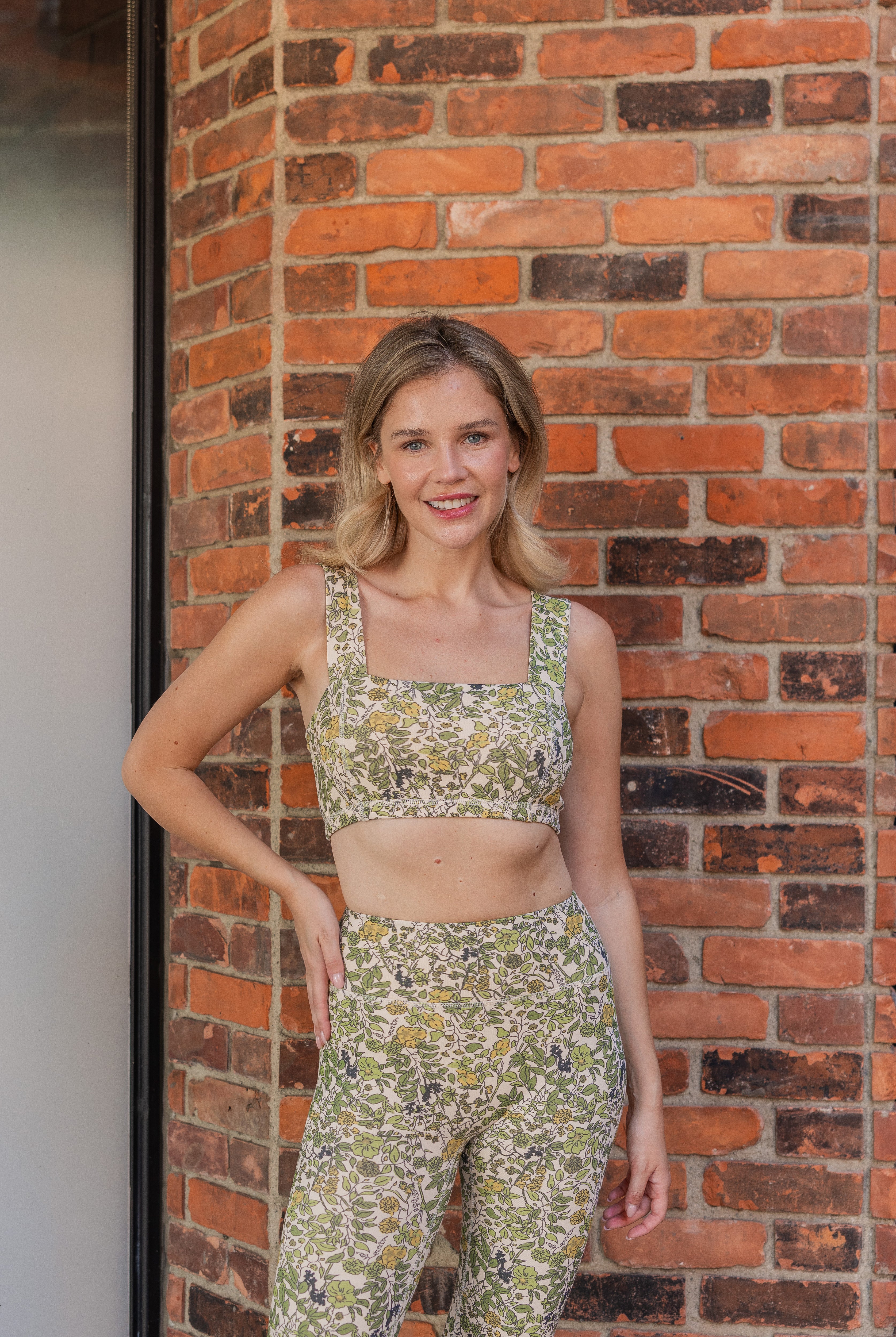 Lezat Bra Square Neck Organic Cotton Sports Bra