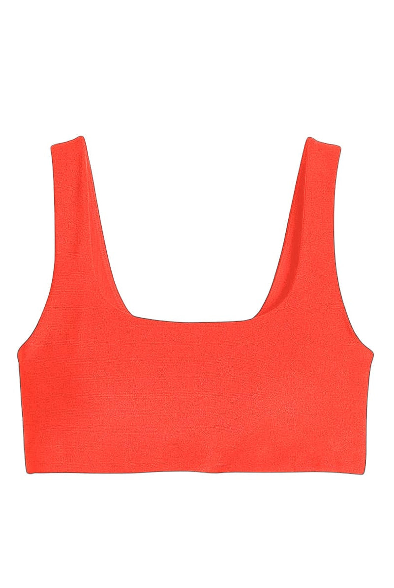 Lezat Bra Tomato / XS Klara Organic Cotton Twist Back Sport Bra