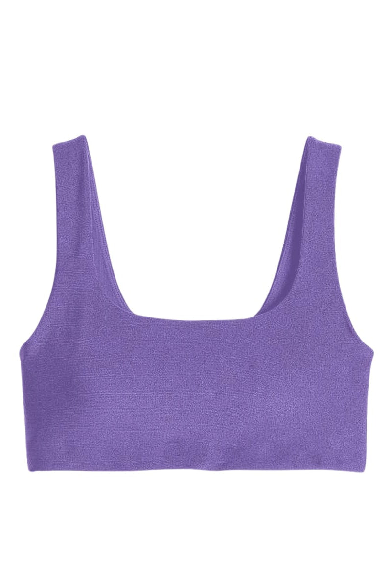 Lezat Bra Ultra Violet / XS Klara Organic Cotton Twist Back Sport Bra