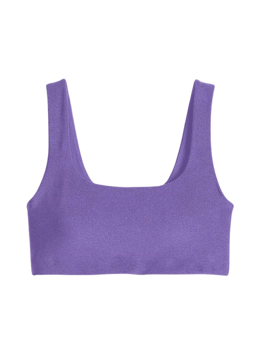 Lezat Bra Ultra Violet / XS Klara Organic Cotton Twist Back Sport Bra