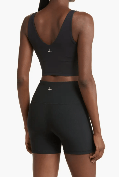 Lezat Bra V Neck Organic Cotton Crop Tank