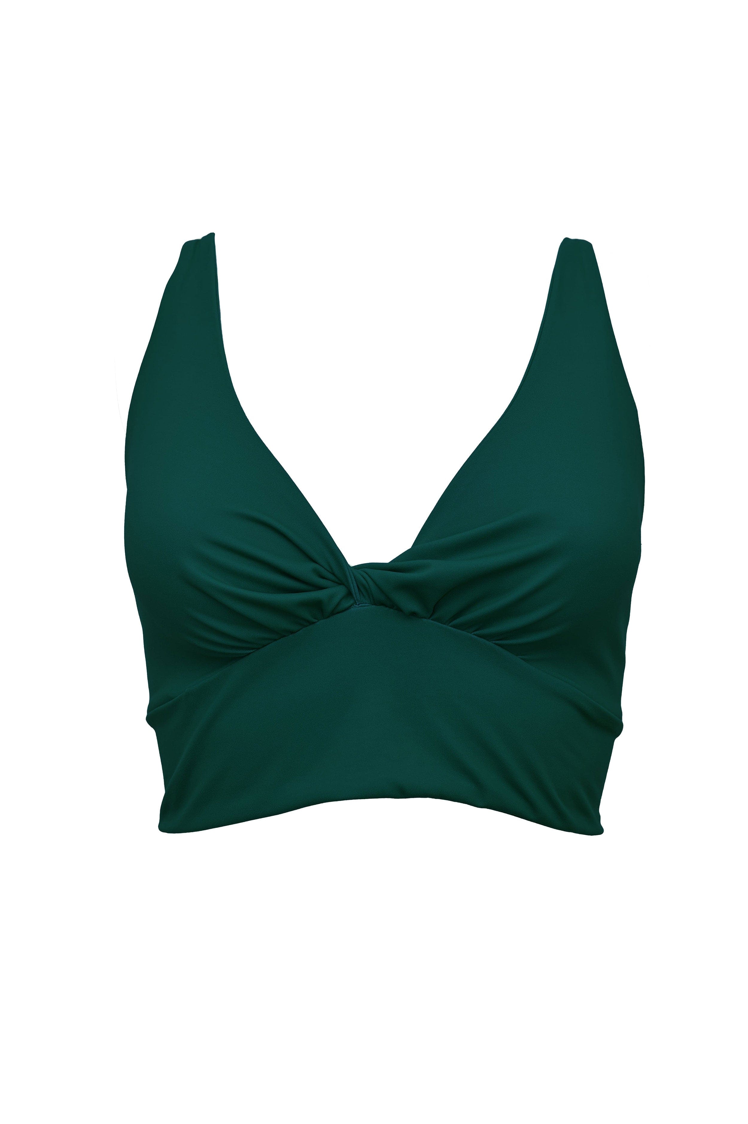 Lezat Bra XS / Forest Ada Organic Cotton Twist Around Sports Bra