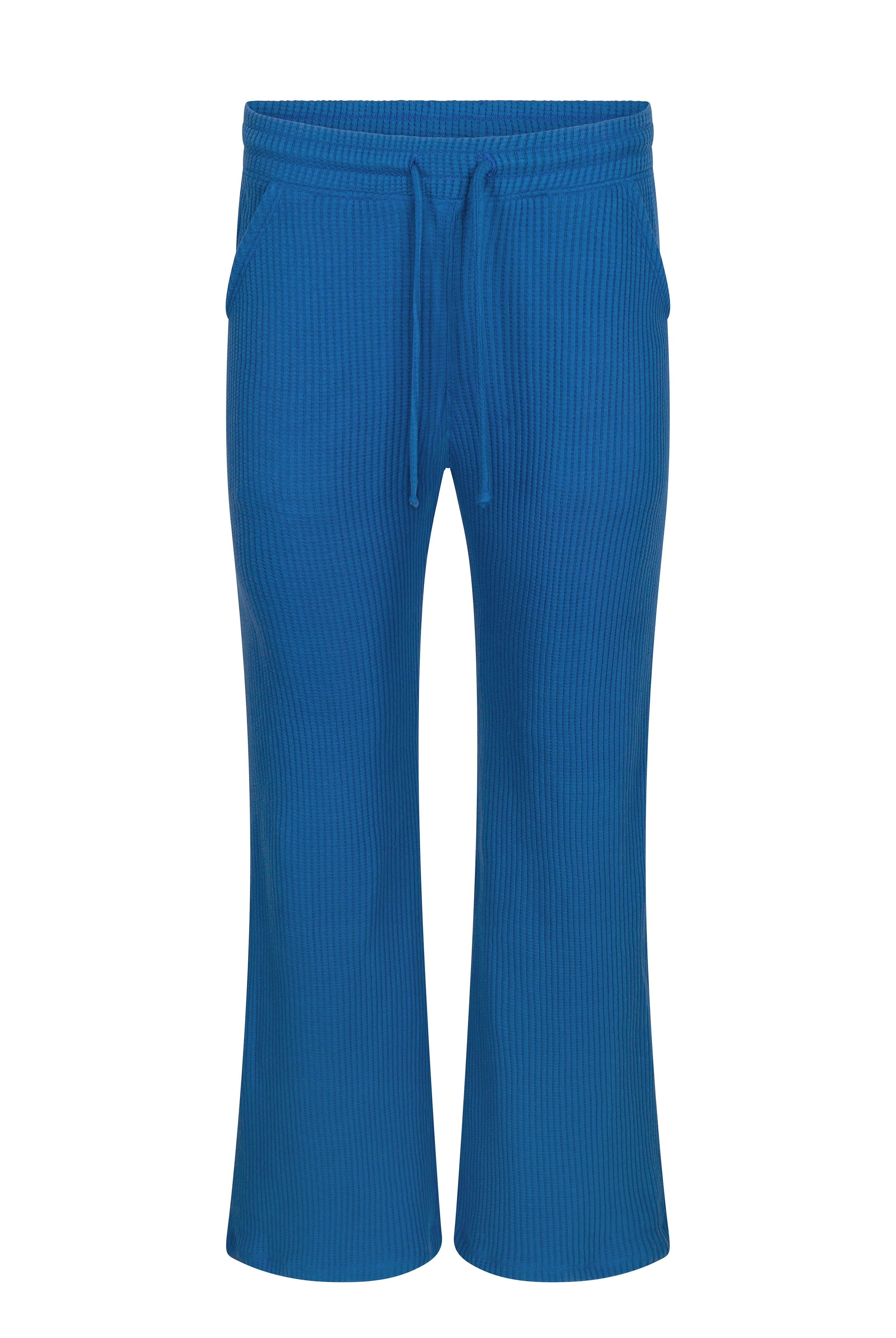 Lezat Drawstring Pant Marine / XS Jules Waffle Knit Organic Cotton Drawstring Pant
