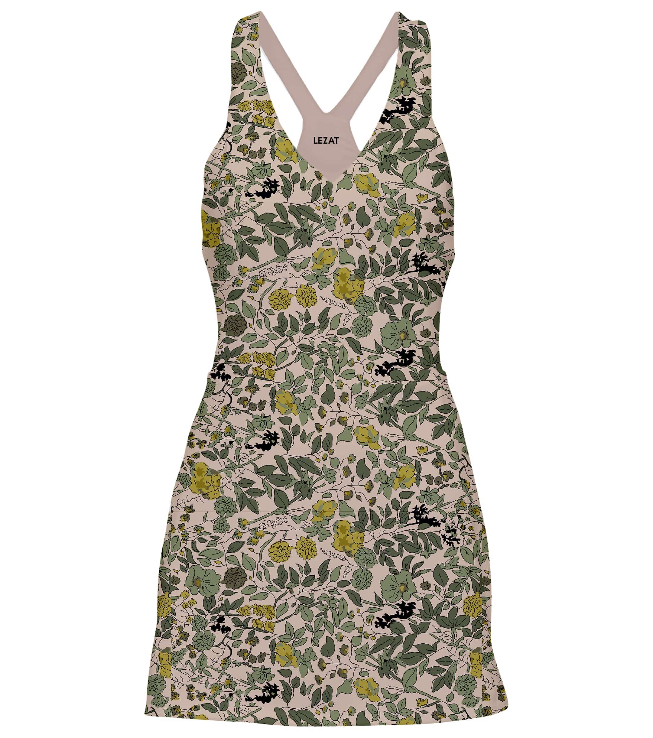 Lezat Dress Botanical / XS Isla Racerback Organic Cotton Sport Dress