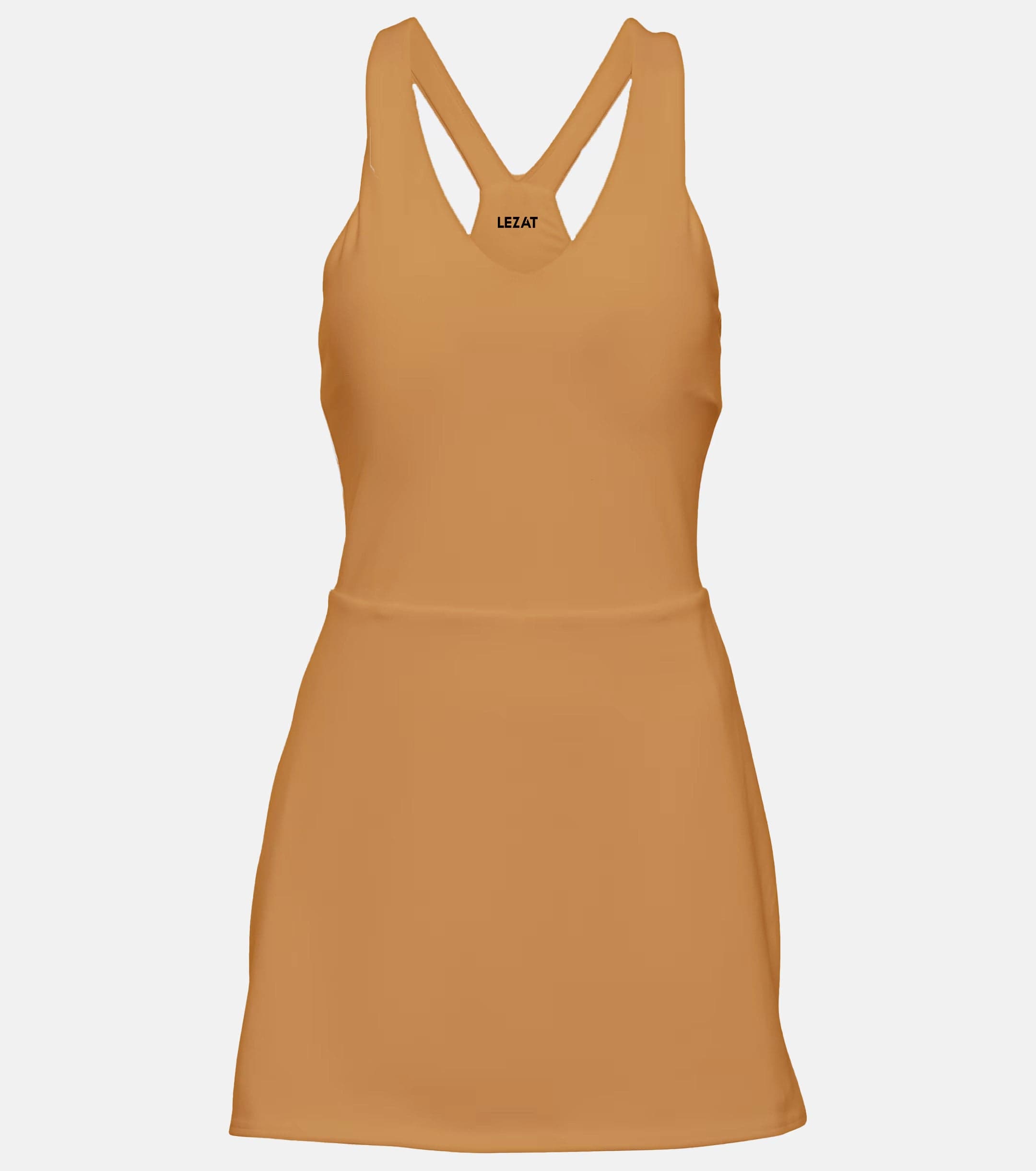 Lezat Dress Camel / XS Isla Racerback Organic Cotton Sport Dress