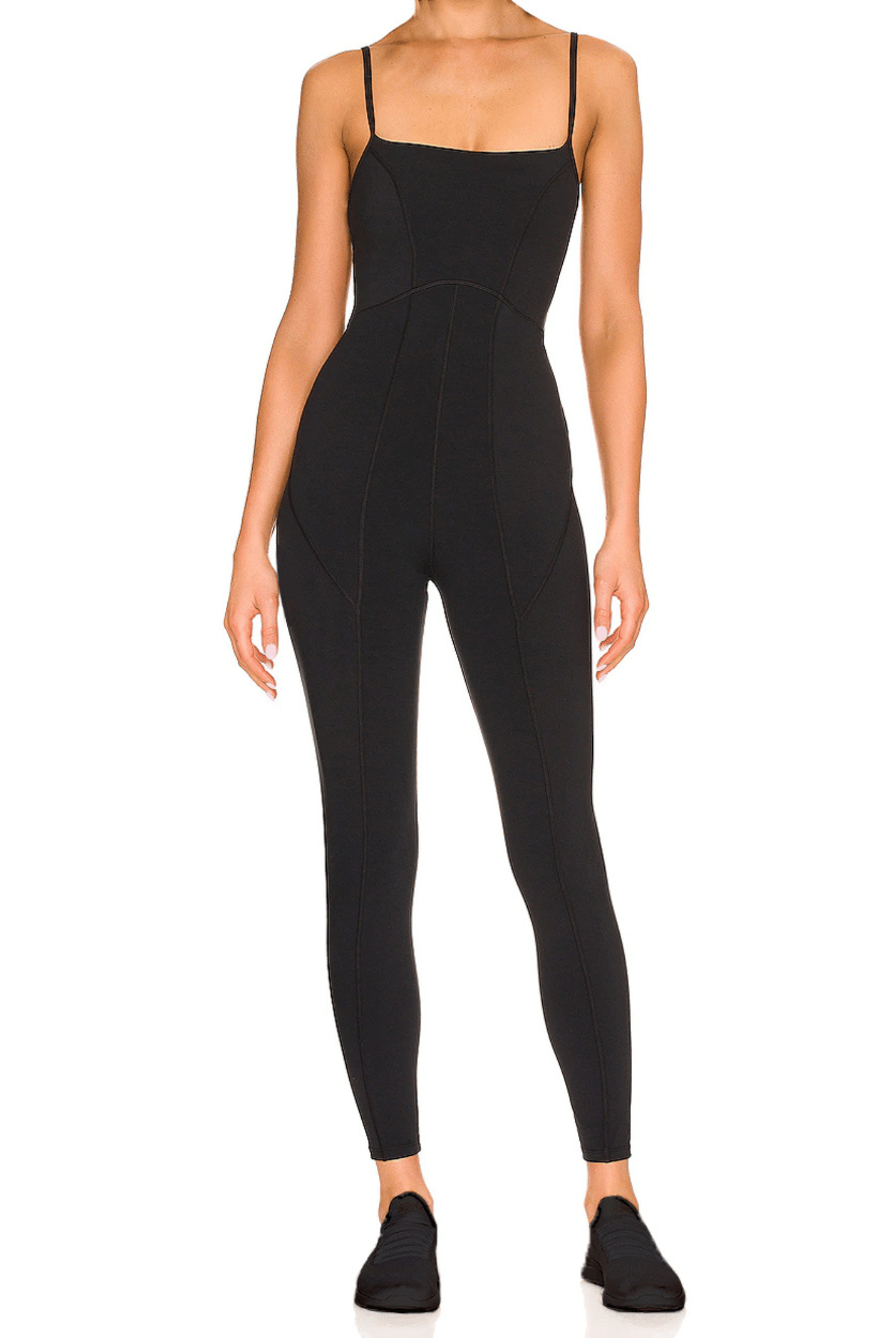 Lezat Jumpsuit Lorna Criss-Cross Organic Cotton Jumpsuit - Black