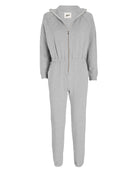 Lezat Jumpsuit Restore Soft Terry Jumpsuit - Heather Grey