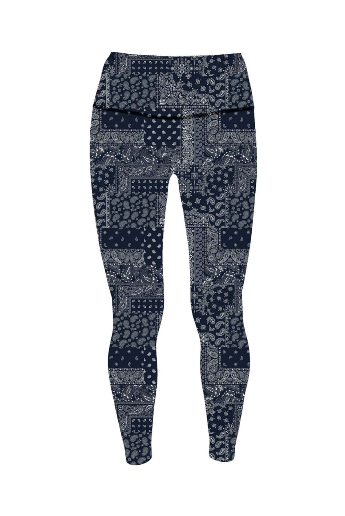 Lezat Legging Blue Paisley / XS Ada Organic Cotton 7/8 Legging