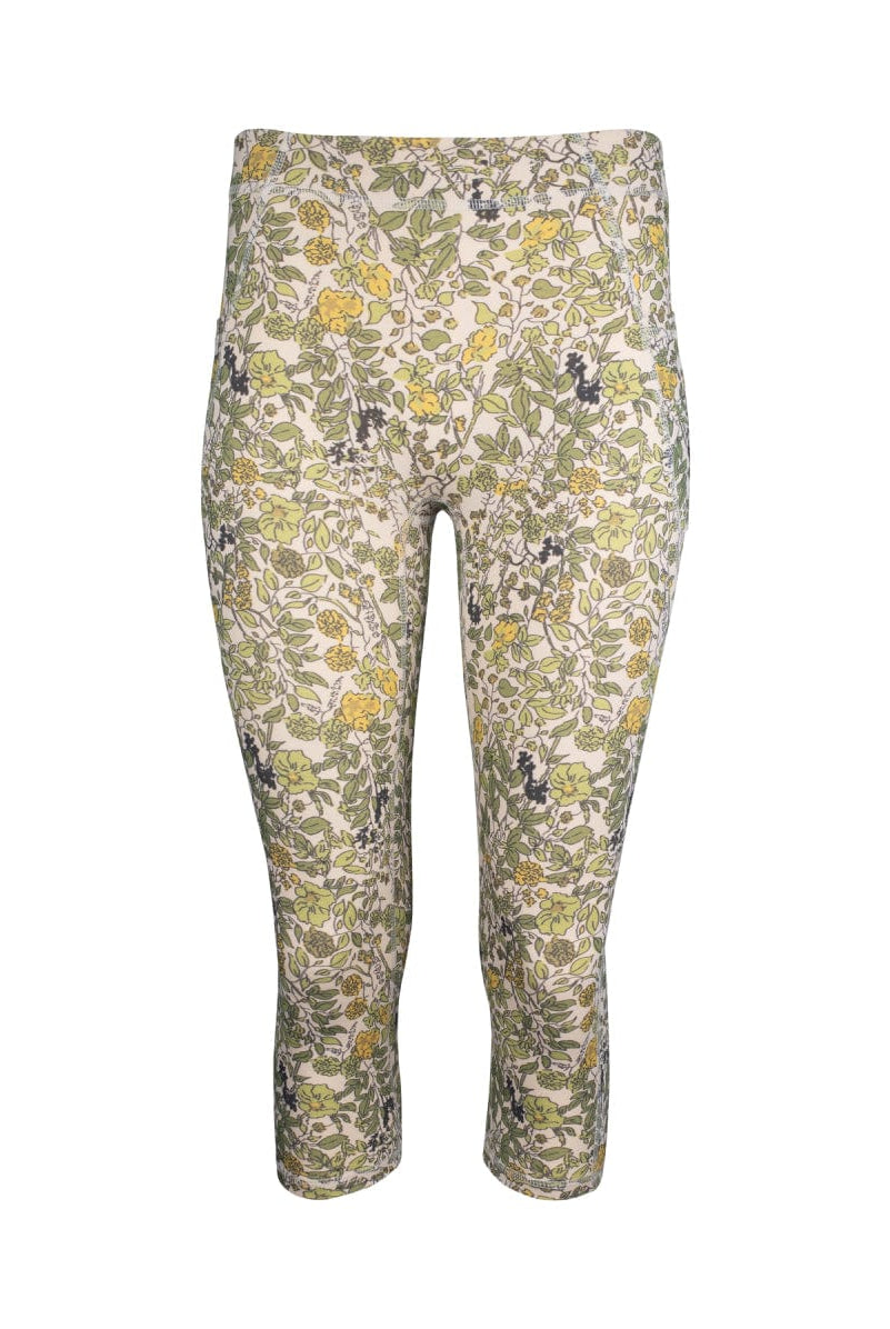 Lezat Legging Botanical / XS Mae Organic Cotton High Waisted Capri Legging