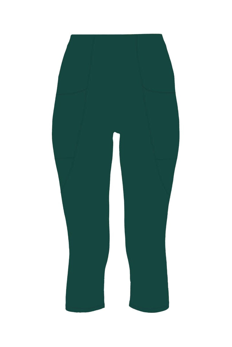Lezat Legging Forest / XS Mae Organic Cotton High Waisted Capri Legging