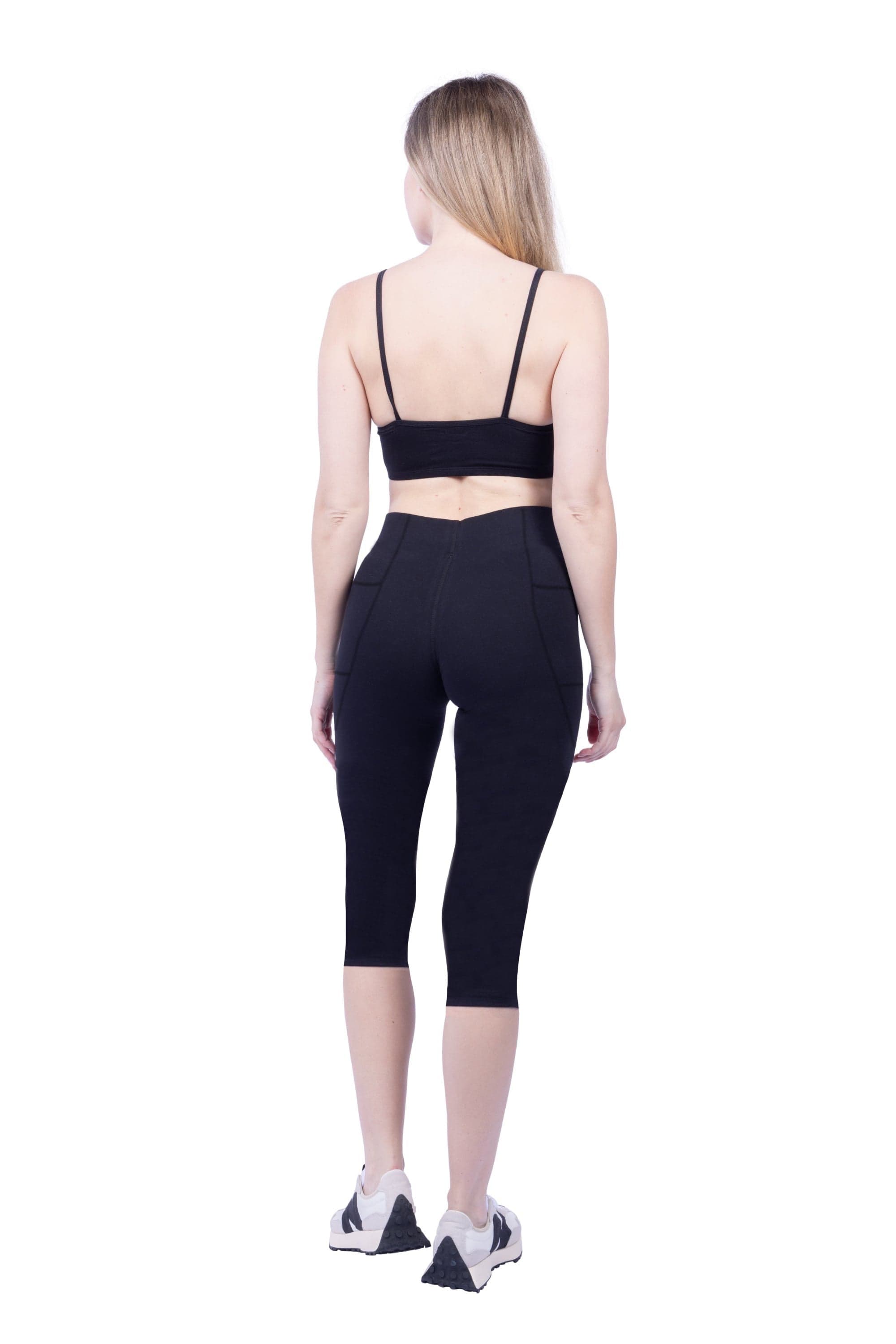 Lezat Legging Mae Organic Cotton High Waisted Capri Legging