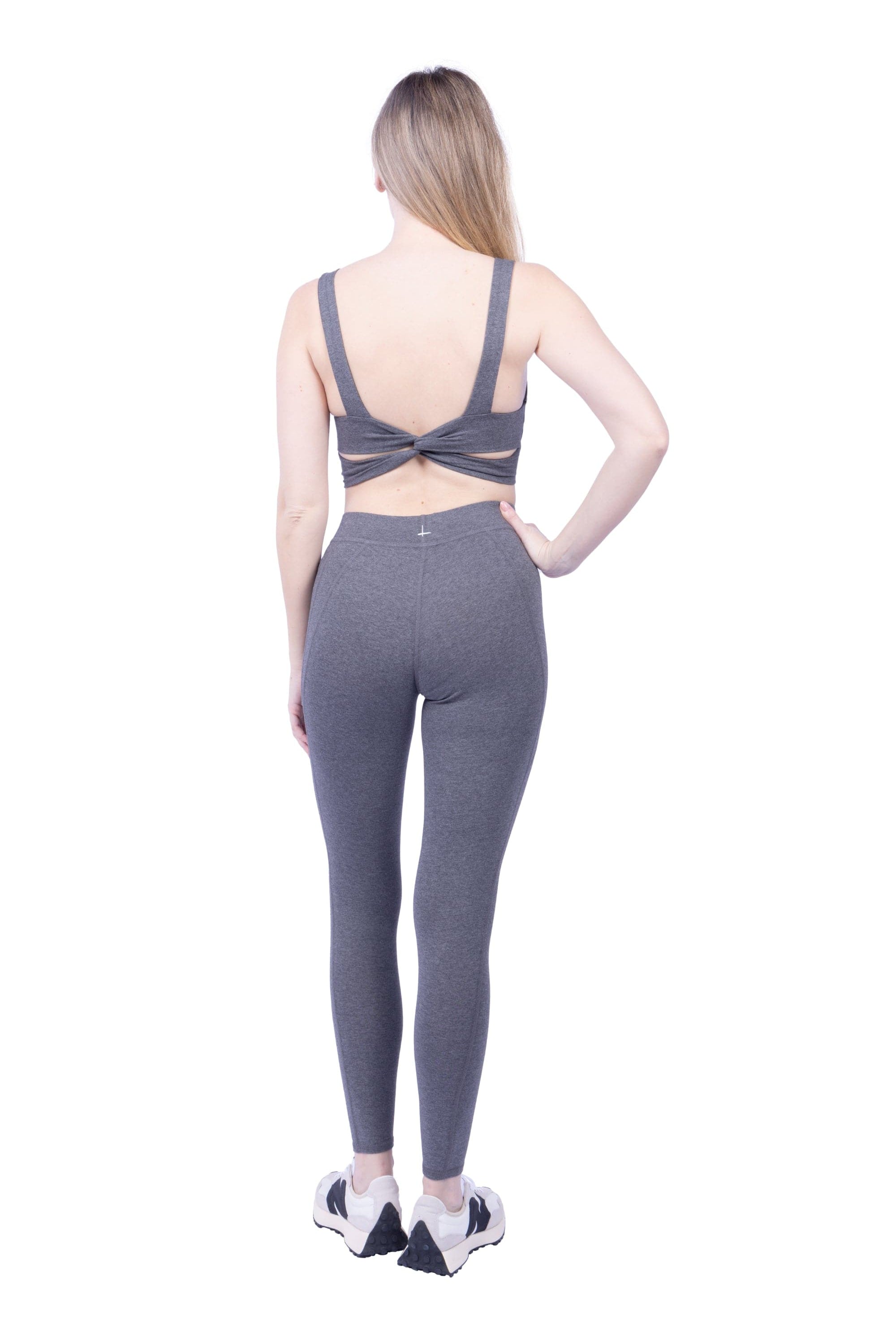 Lezat Legging Reagan Organic Cotton Legging - Dark Heather Gray