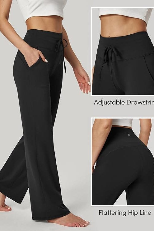 Lezat Legging Taylor Organic Cotton Wide Leg Pocketed Pant