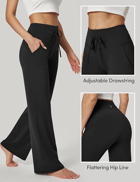 Lezat Legging Taylor Organic Cotton Wide Leg Pocketed Pant