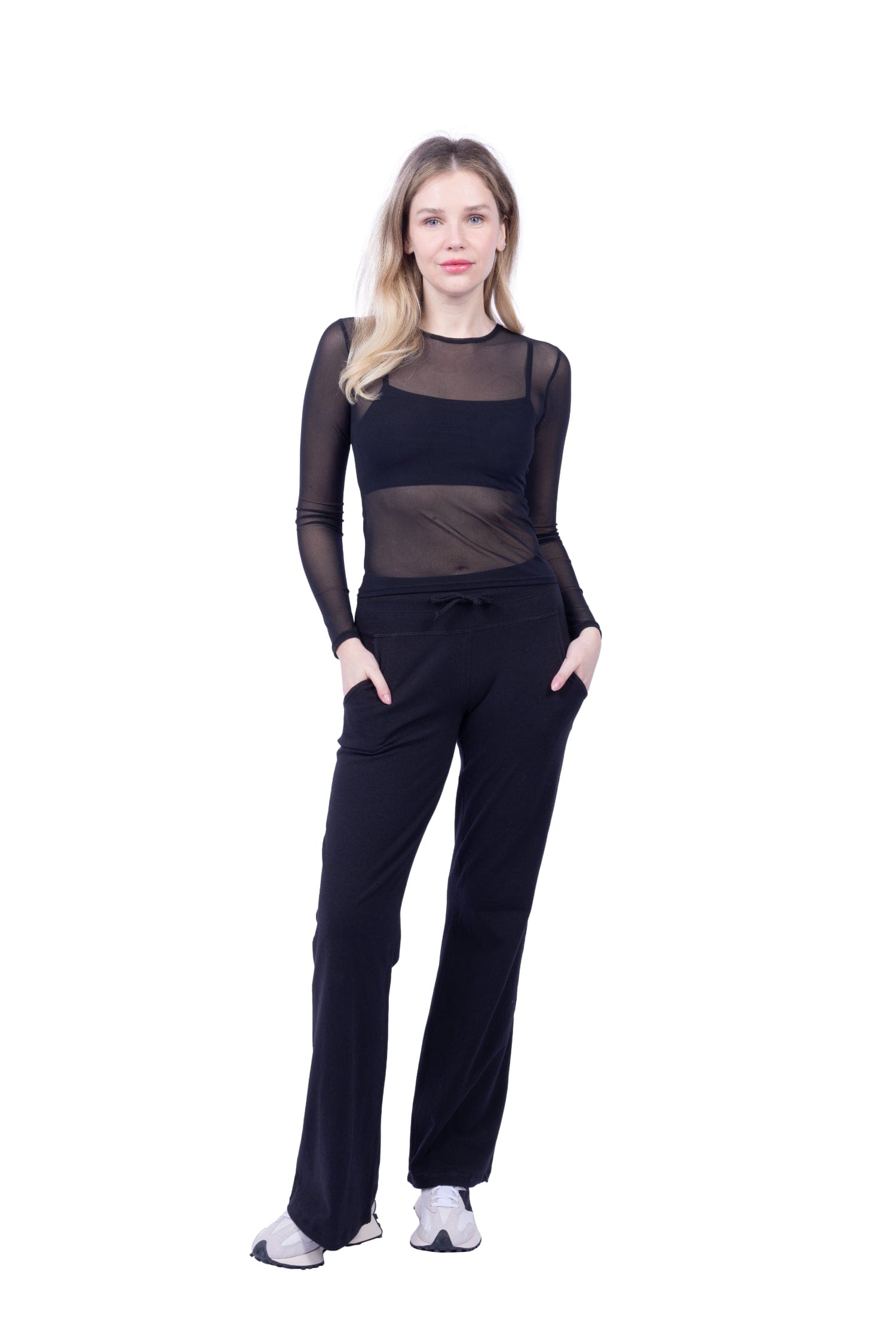 Lezat Legging Taylor Organic Cotton Wide Leg Pocketed Pant