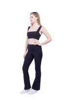 Lezat Legging Vanna Organic Cotton Bootleg Flare Pant - Black