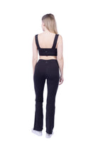 Lezat Legging Vanna Organic Cotton Bootleg Flare Pant - Black