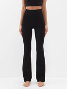 Lezat Legging Vanna Organic Cotton Bootleg Flare Pant - Black