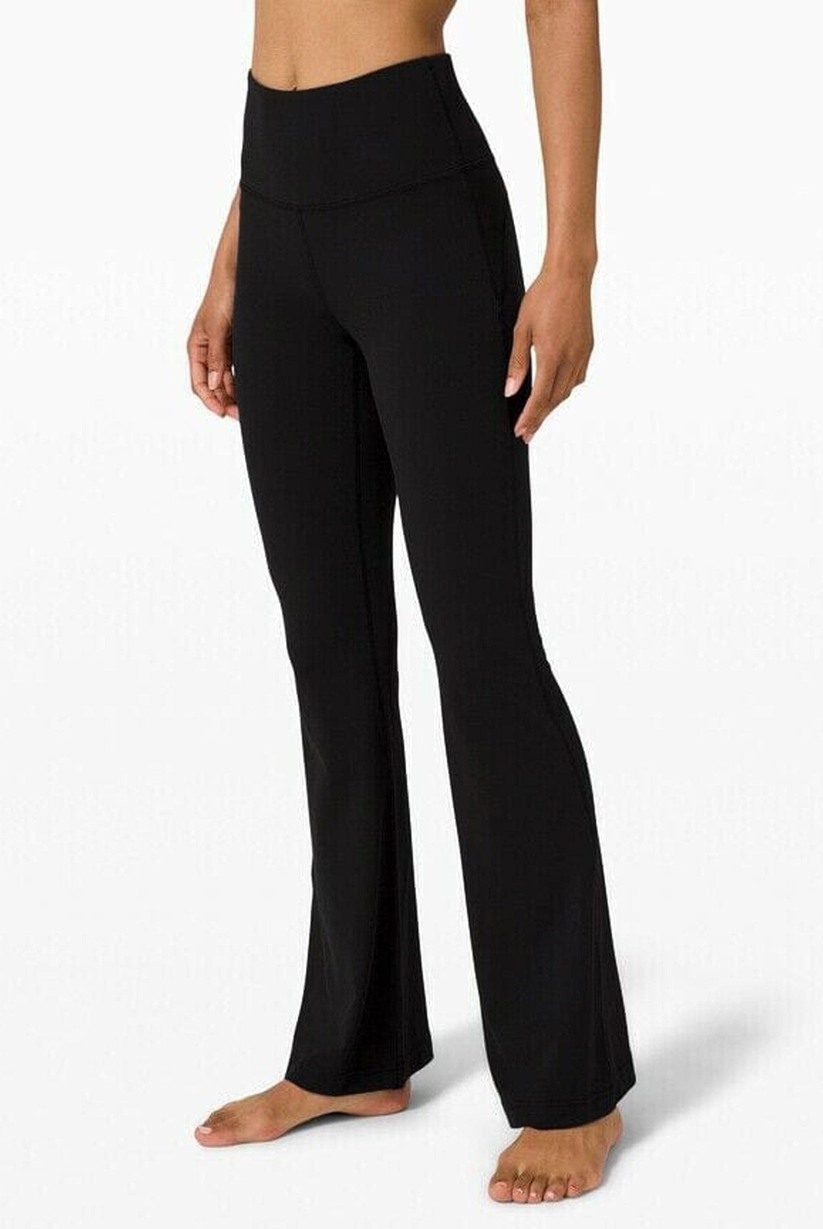 Lezat Legging Vanna Organic Cotton Bootleg Flare Pant - Black