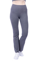 Lezat Legging Vanna Organic Cotton Bootleg Flare Pant - Dark Heather Gray