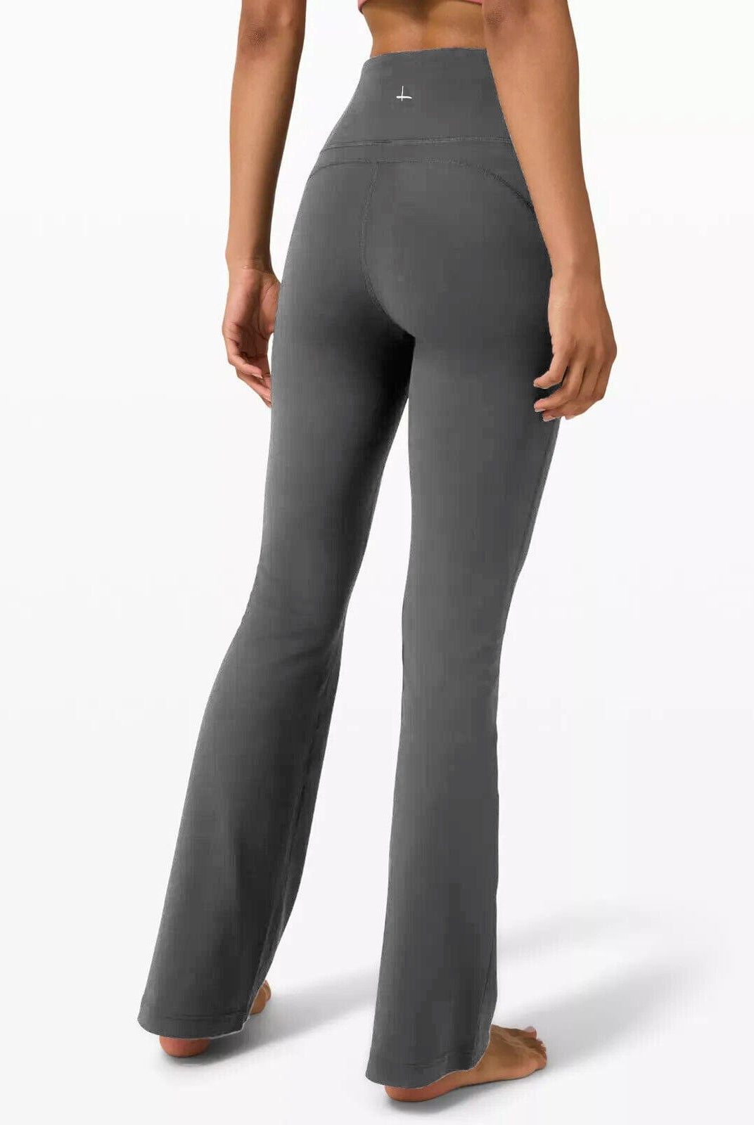 Lezat Legging Vanna Organic Cotton Bootleg Flare Pant - Dark Heather Grey