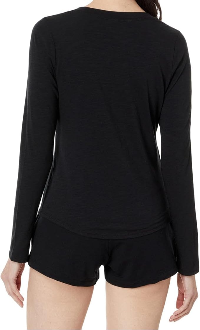 Lezat Long Sleeve Monroe Organic Cotton Henley Long Sleeve