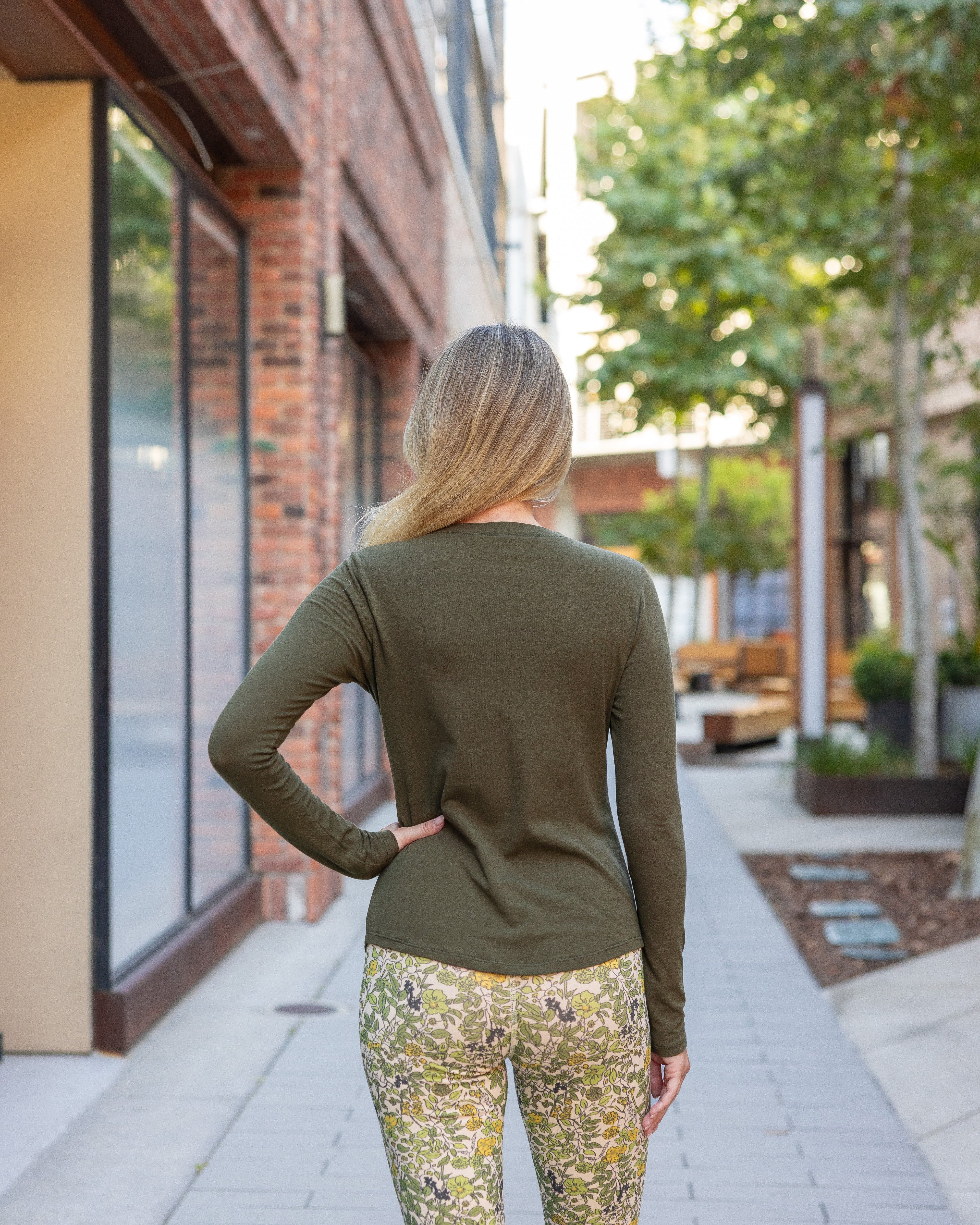 Lezat Long Sleeve Monroe Organic Cotton Henley Long Sleeve