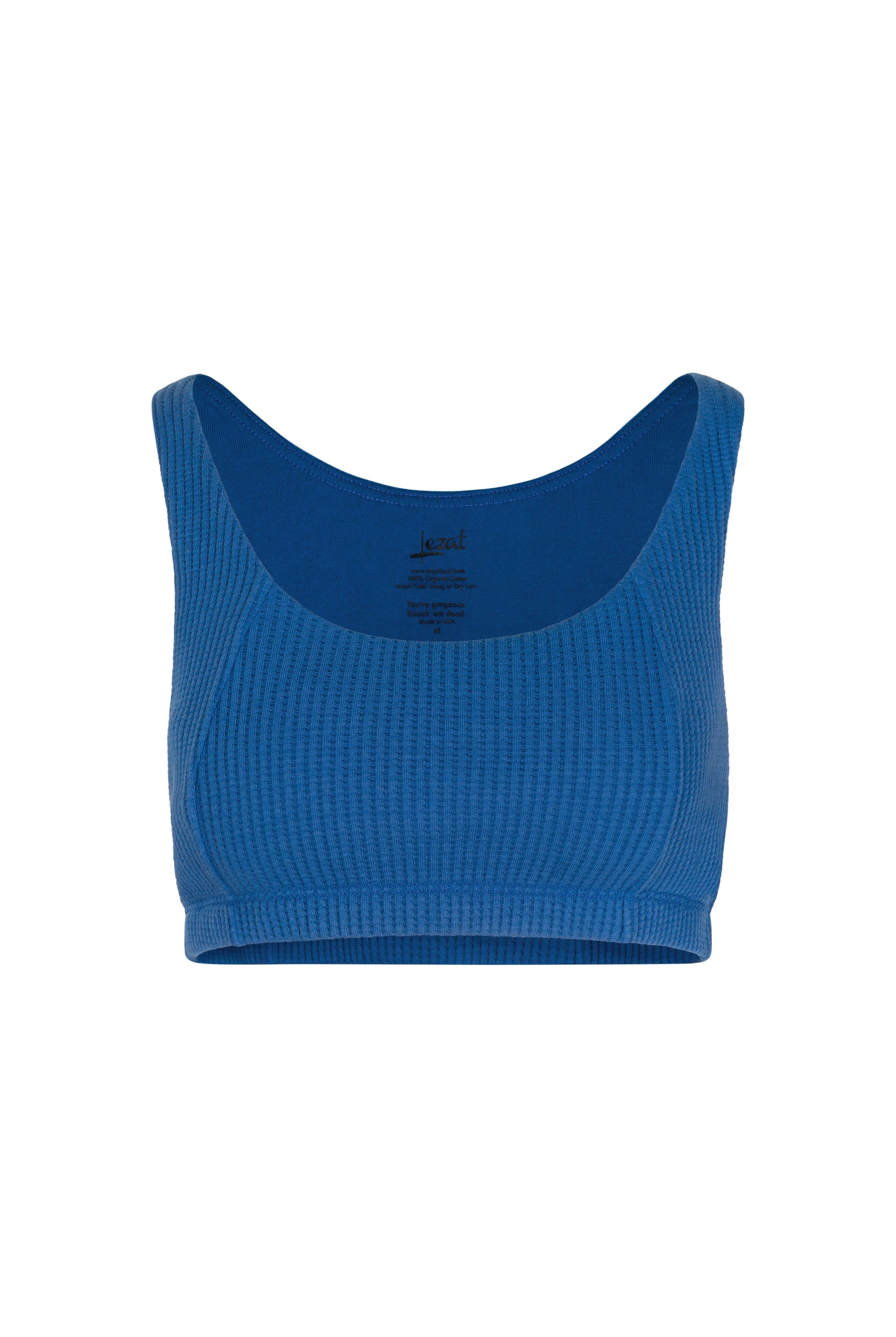Lezat Lounge Bra Marine / XS Jules Thermal Organic Cotton Sports Bra