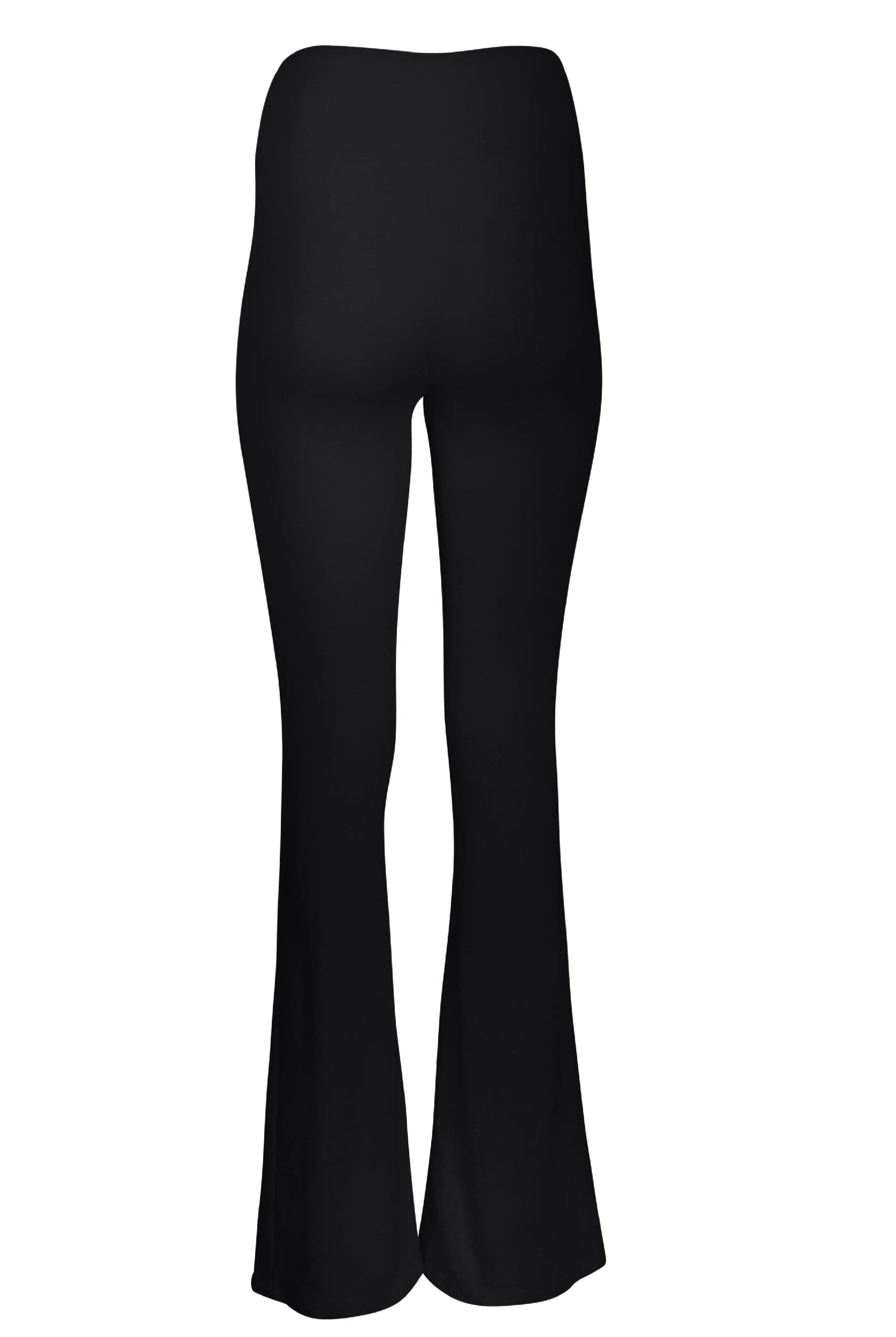 Lezat Pant Dana Cotton Split Front Hem Pant - Black