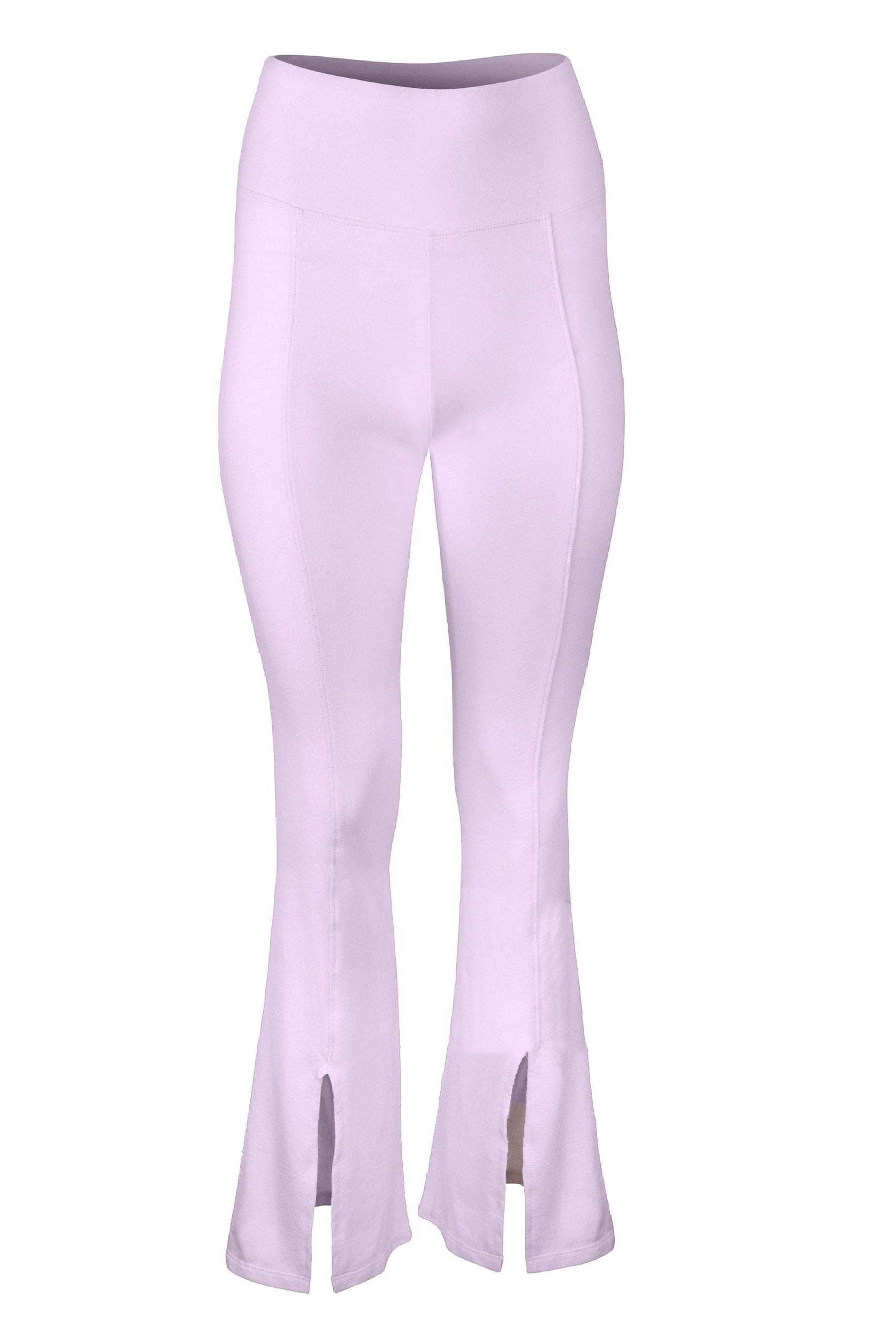 Lezat Pant Dana Cotton Split Front Hem Pant - Quartz