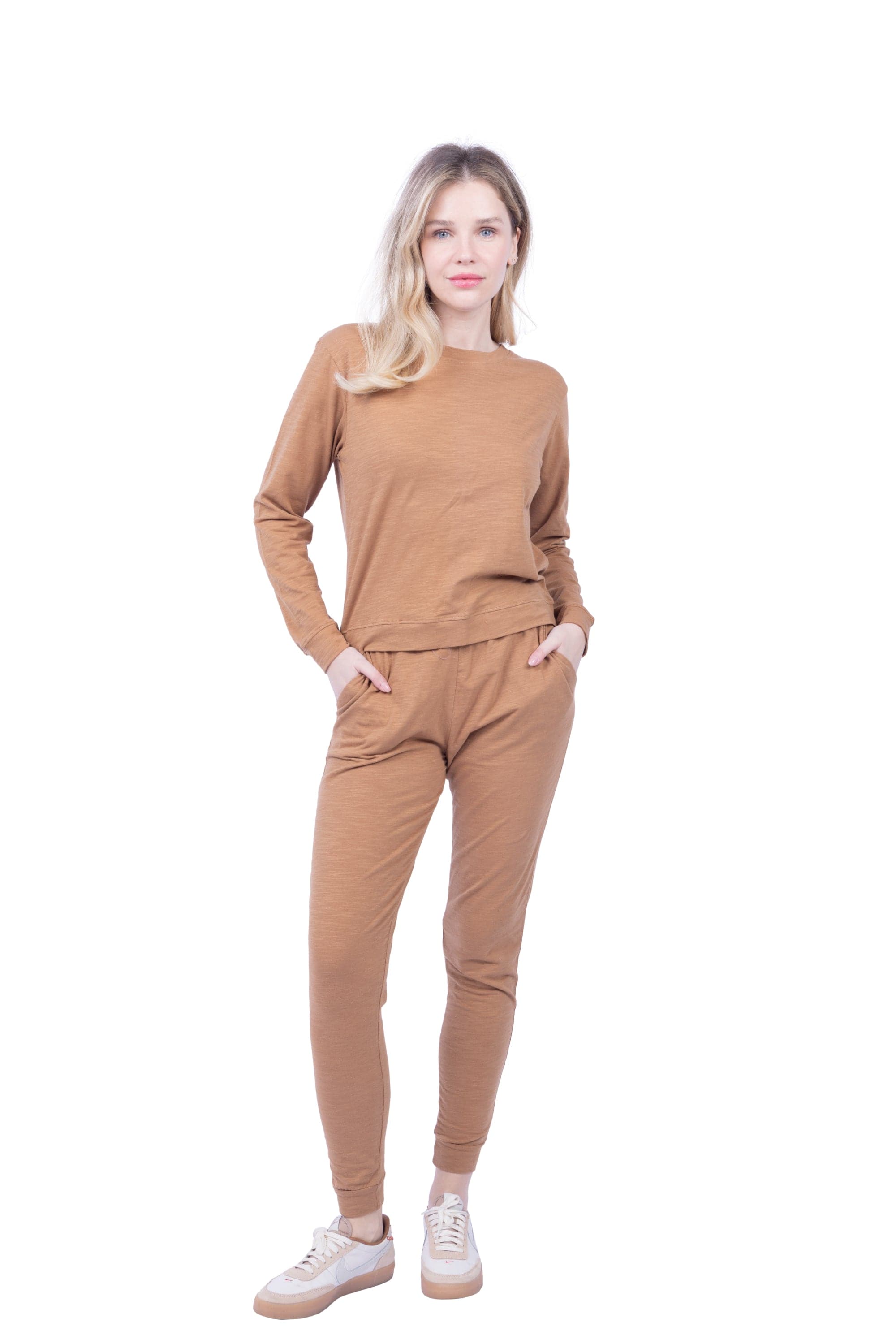 Lezat Pullover Tegan Organic Cotton Long Sleeve Pullover