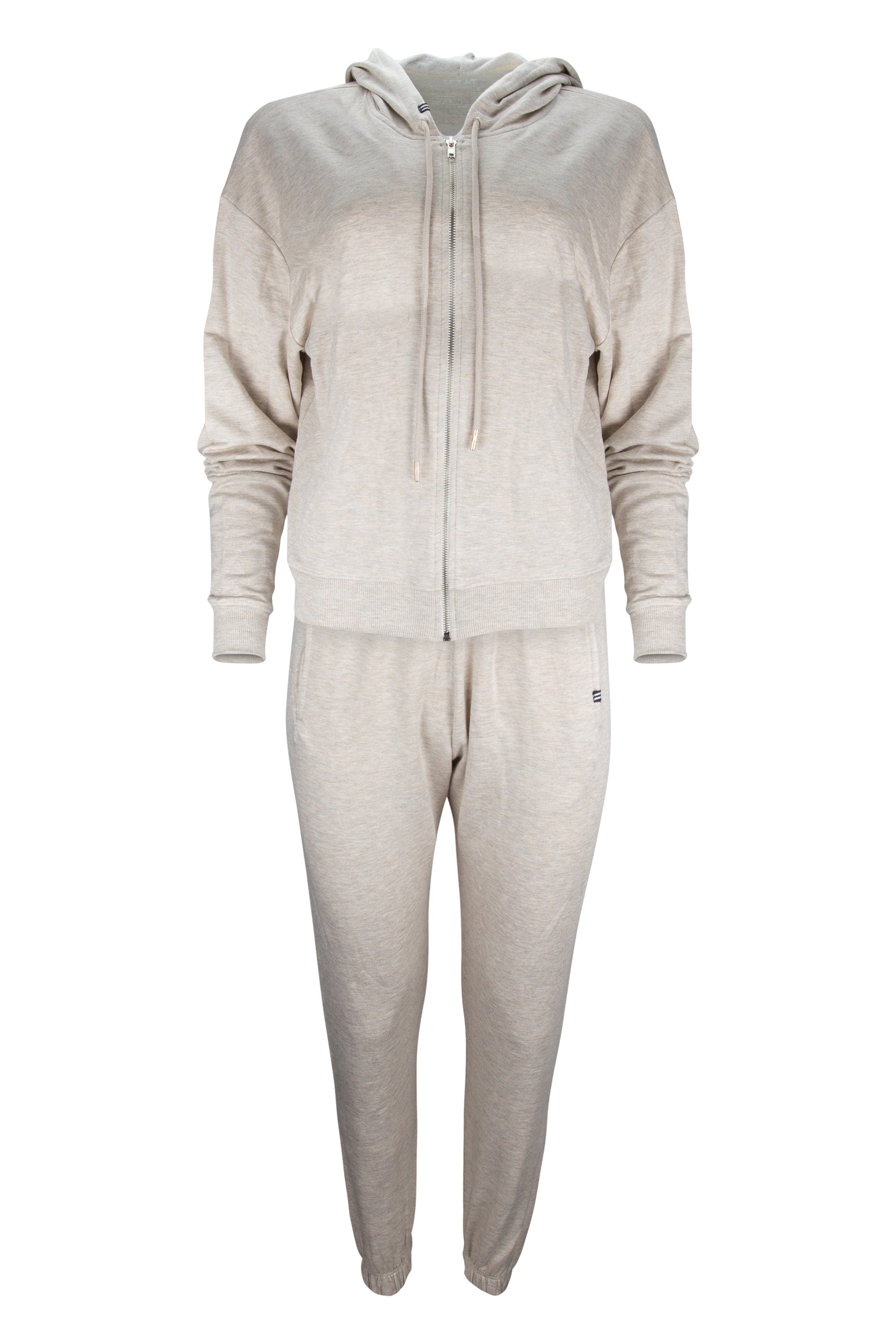 Lezat Sweatshirt Mollie Modal Cozy Hooded Zip Pullover