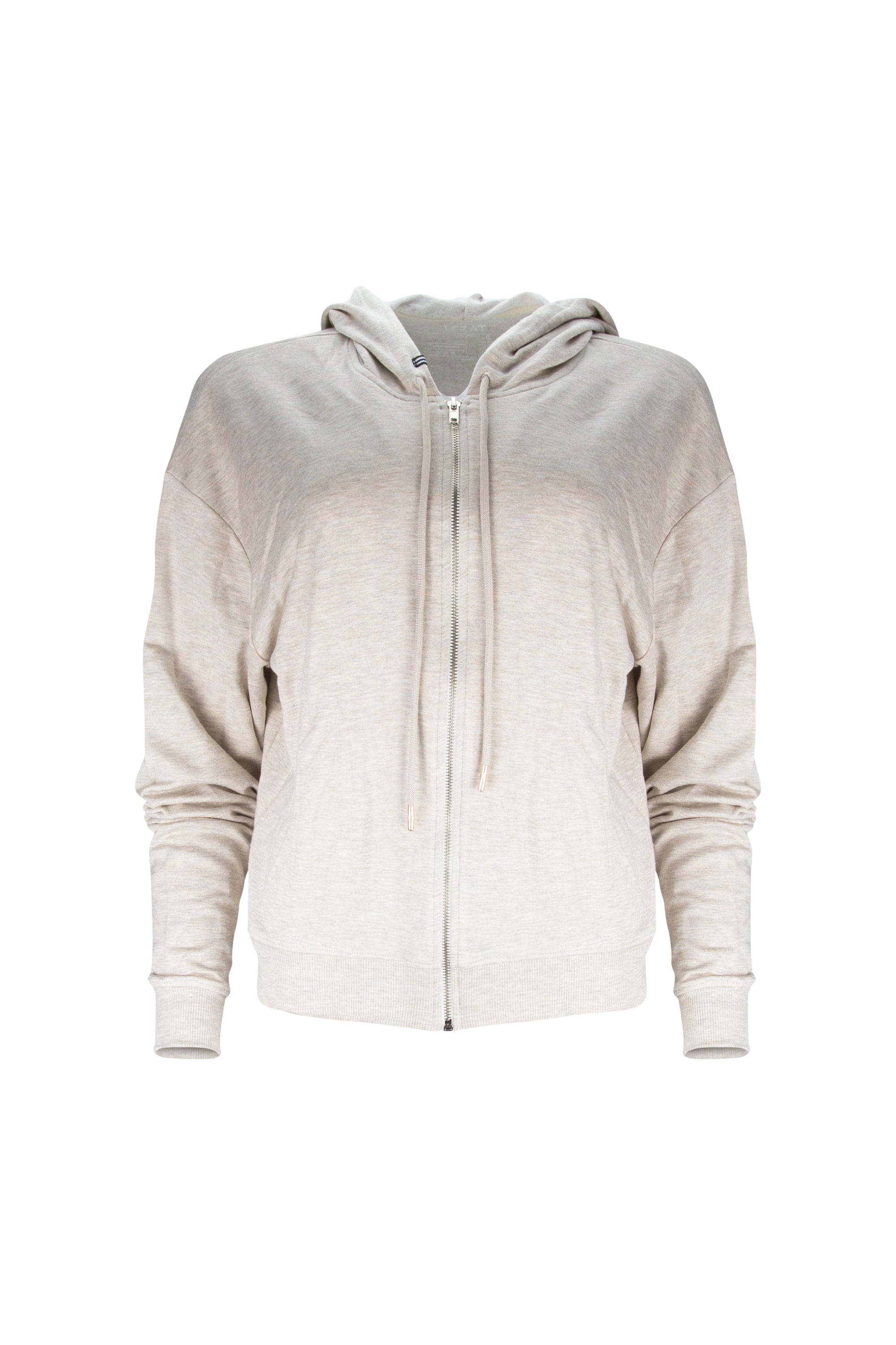 Lezat Sweatshirt Oatmeal / XS Mollie Modal Cozy Hooded Zip Pullover