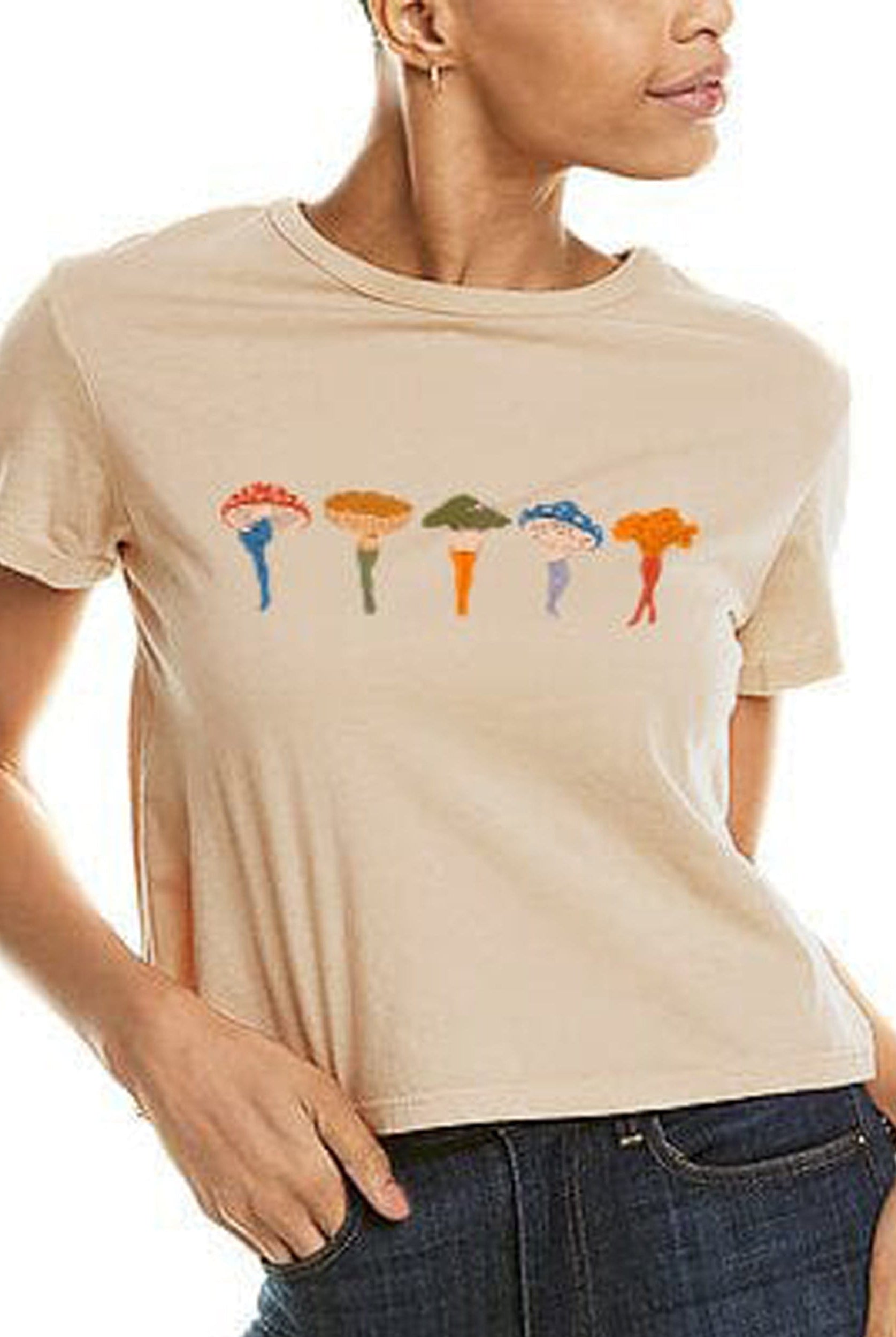 Lezat T-Shirt Cropped Everyday Organic Cotton Tee