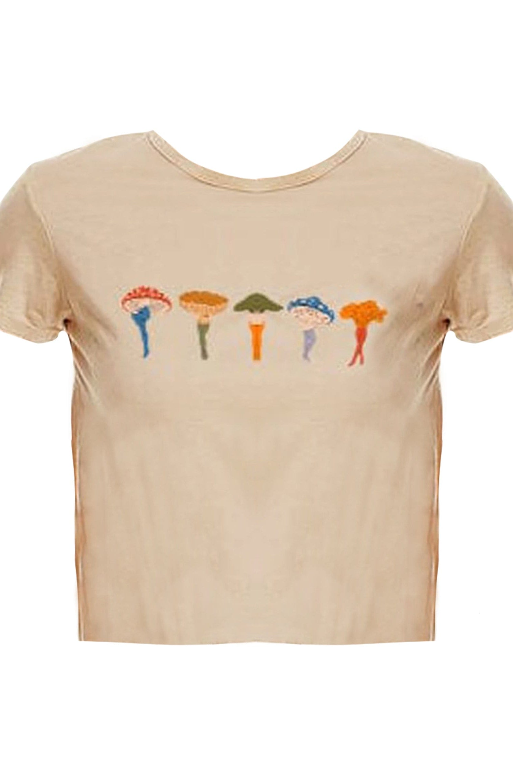 Lezat T-Shirt Cropped Everyday Organic Cotton Tee