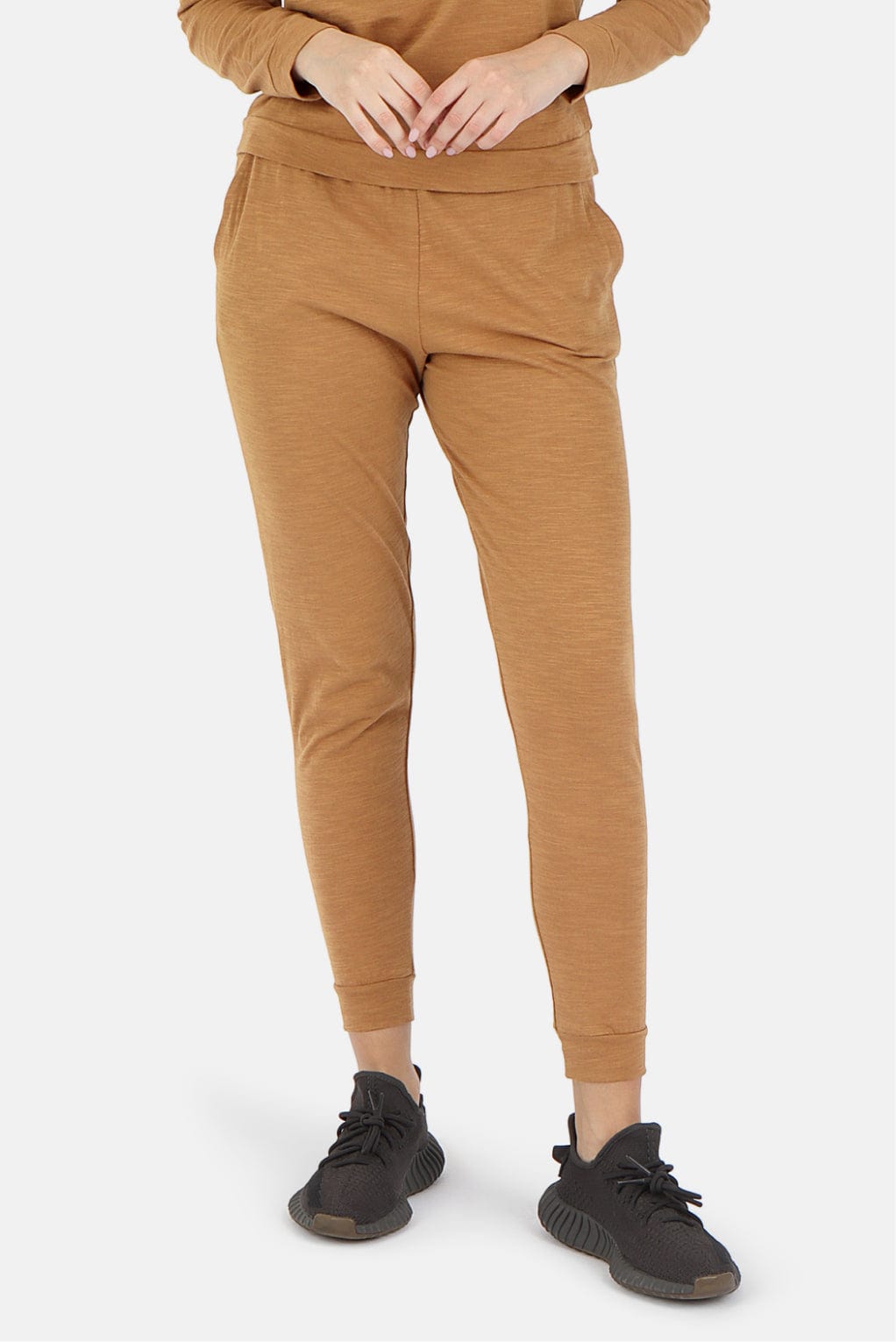 Lezat Tank Tegan Cotton Jogger Pant - Camel