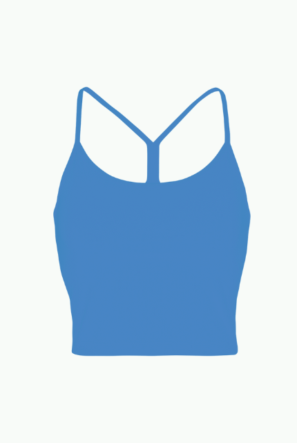 Lezat Top Amparo Blue / XS Lea Organic Cotton Cropped Tank