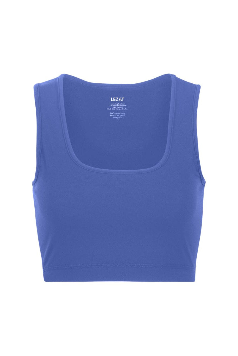 Lezat Top Amparo Blue / XS Sara Organic Cotton Bra Top