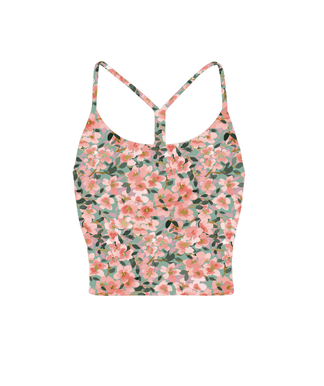 Lezat Top Blossom Print / XS Lea Organic Cotton Cropped Tank