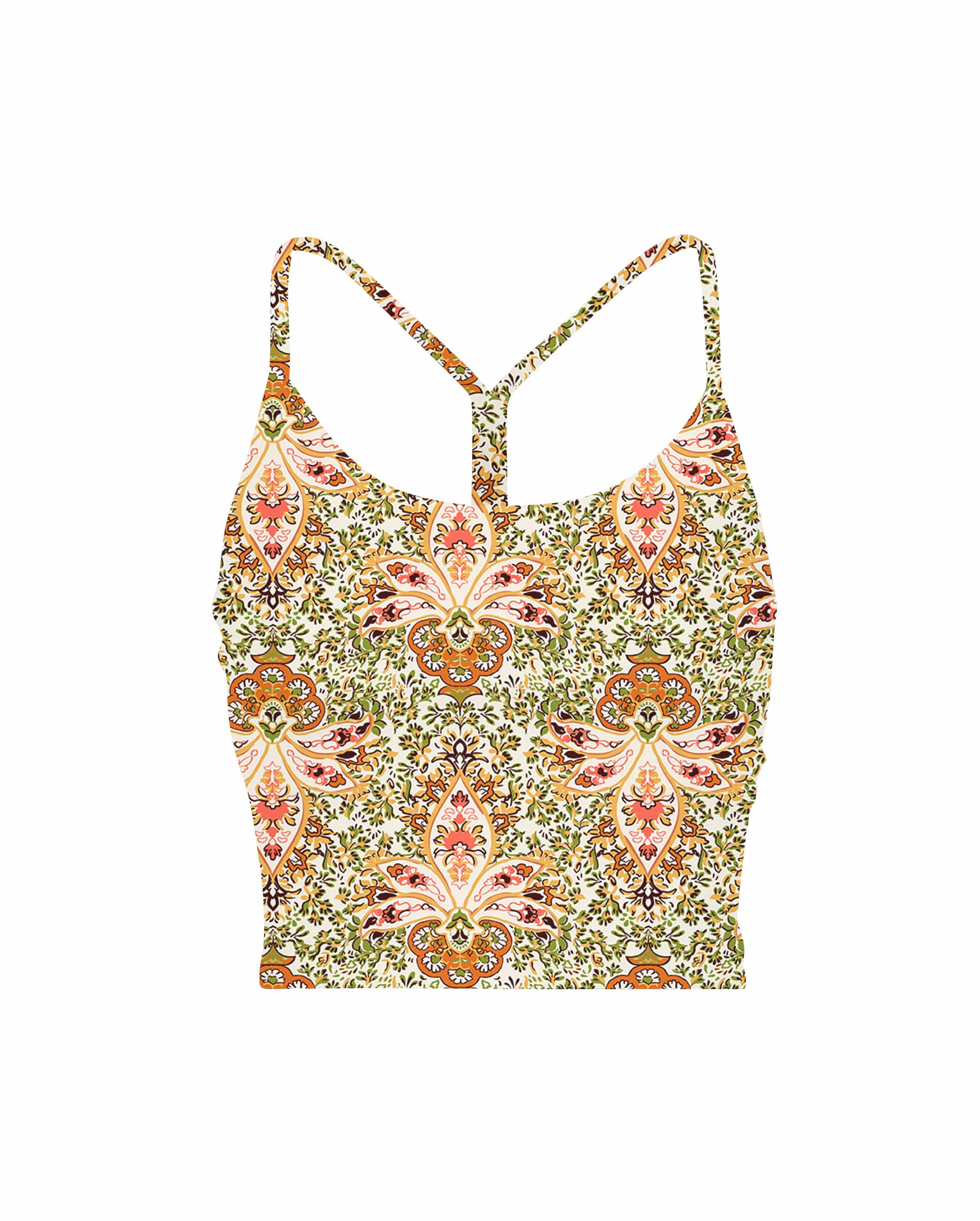 Lezat Top Boho Floral / XS Lea Organic Cotton Cropped Tank