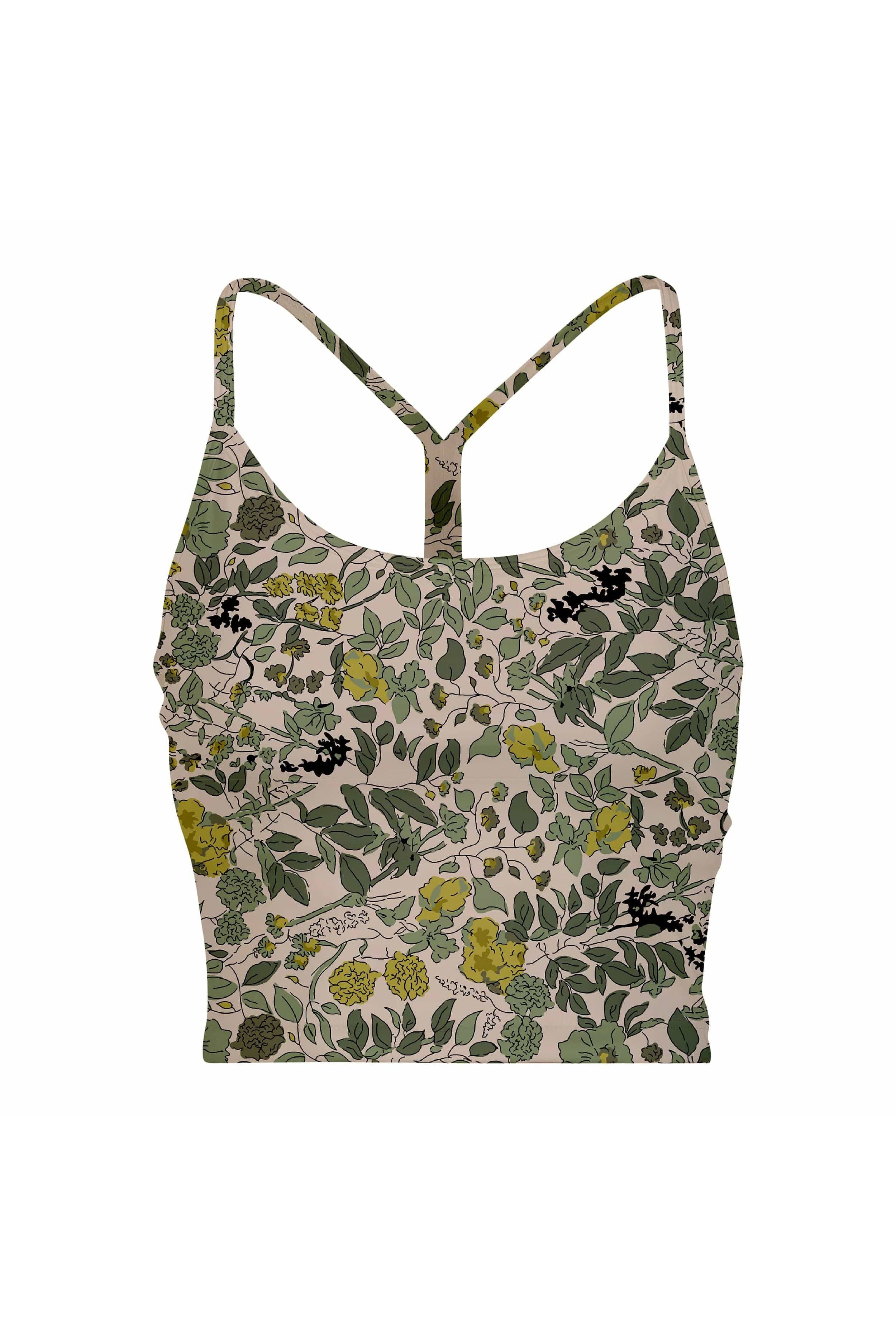 Lezat Top Botanical / XS Lea Organic Cotton Cropped Tank