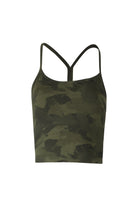 Lezat Top Camo Brush / XS Lea Organic Cotton Cropped Tank